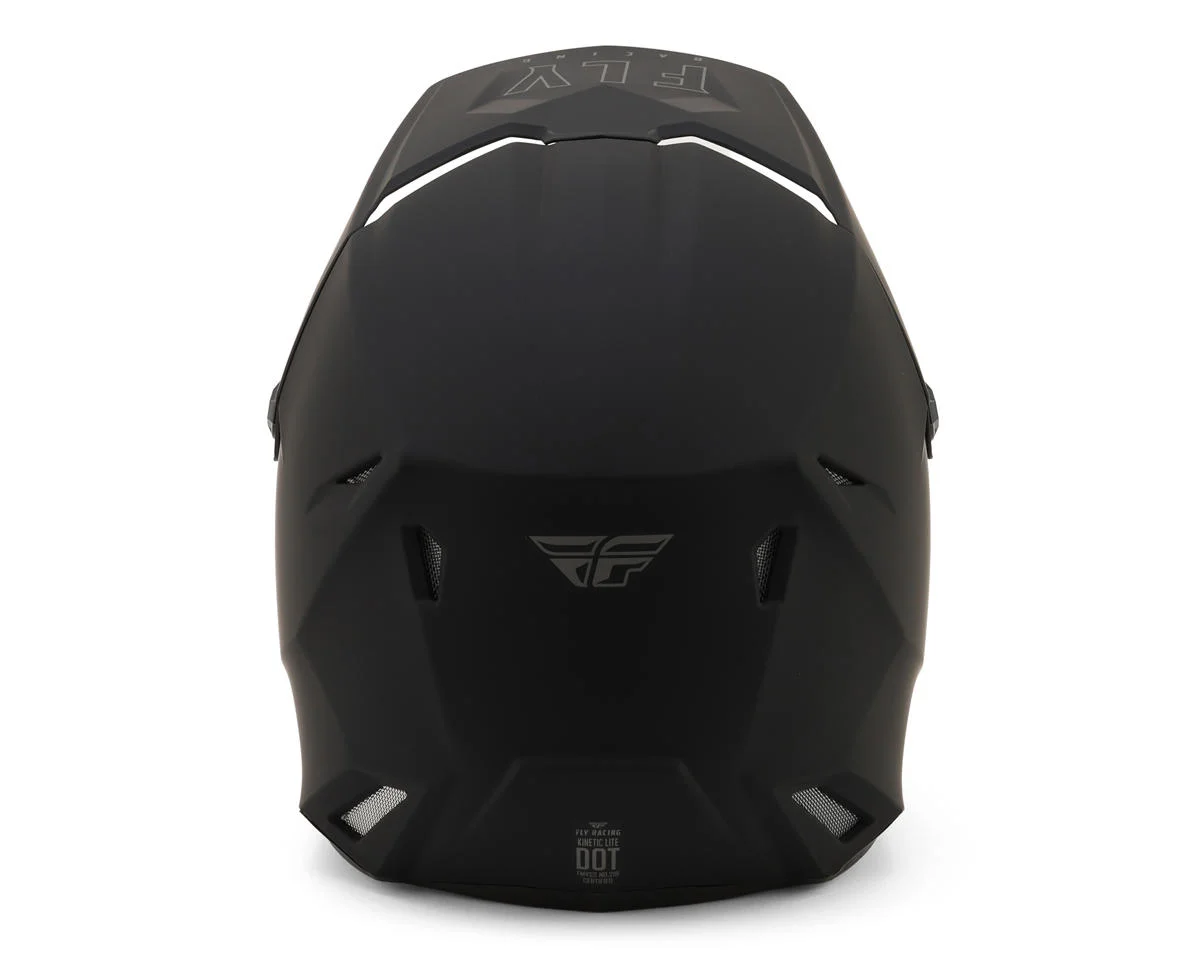 Fly Racing Youth Kinetic Lite Helmet (Matte Black) (Youth S)